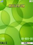 Скачать тему Green bubbles