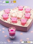 Download mobile theme candle heart