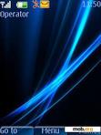 Download mobile theme Neon Blue Light