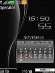 Download mobile theme Calendar Black&Red