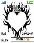 Download mobile theme Tribal heart 1