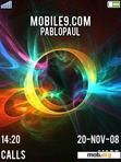 Download mobile theme Abstract animated