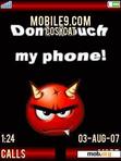 Download mobile theme Don't! (Animated)