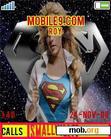 Download mobile theme super girl