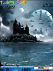 Download mobile theme SWF_castle_clock