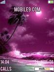 Download mobile theme Pink sea