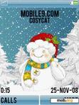 Download mobile theme Snowman (Ani)