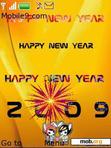 Download mobile theme happy new year 2009