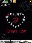 Download mobile theme Animated Love Forever