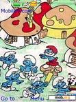 Download mobile theme Smurfs