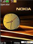 Download mobile theme NOKIA Analog gold