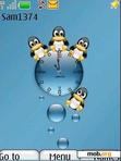 Download mobile theme Swf Penguins