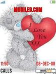 Download mobile theme bear in love