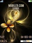 Download mobile theme golden flower