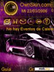 Download mobile theme purple car