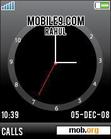 Download mobile theme ANIMATED BLACK CLOCK