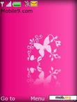 Download mobile theme Pink Butterfly