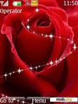 Download mobile theme Animated Red Rose