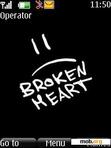 Download mobile theme Broken Heart