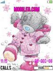 Download mobile theme bear in winter