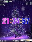 Download mobile theme Clock New Year v.2