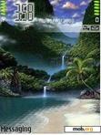 Download mobile theme Animated_Waterfall