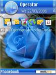 Download mobile theme Blue_Rose