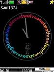 Download mobile theme Black Analog Clock