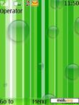 Download mobile theme Green Drops