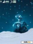 Download mobile theme Wall E Xmas Nokia S40 Animated