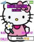 Download mobile theme hello kitty flower