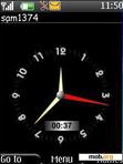 Download mobile theme Swf Analog Clock