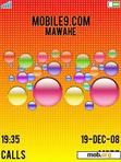 Download mobile theme Bubbles