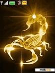 Download mobile theme animated scorpion