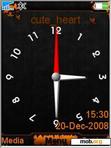 Download mobile theme swf black clock