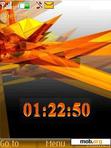 Download mobile theme Abstract Swf Clock