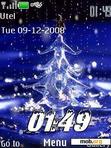 Download mobile theme Clock New Year v.6