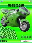 Download mobile theme Green Bike