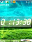 Download mobile theme swf vista clock