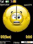 Download mobile theme Swf Smiley Clock