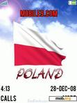 Download mobile theme Poland Flag+Media Wallpaper