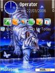 Download mobile theme White Tiger