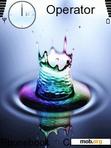 Download mobile theme water_drop_rainbow