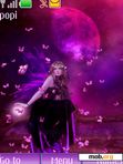 Download mobile theme queen in purple