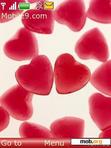 Download mobile theme Red Hearts