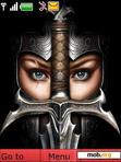 Download mobile theme warrior girl