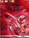 Download mobile theme Swf Red Abstract