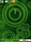 Download mobile theme Swf Green Swirls
