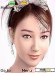 Download mobile theme 3d girl