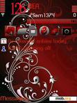 Download mobile theme Red Lamour